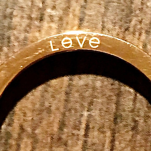 Love Ring Gold Plated SGold Rose Screw Ring - Picture 3 of 7